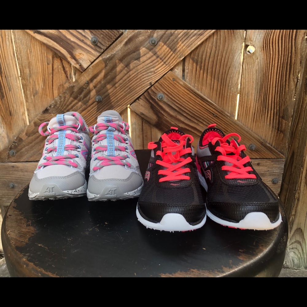 Girls Sneakers(2)  New Balance AND Saucony